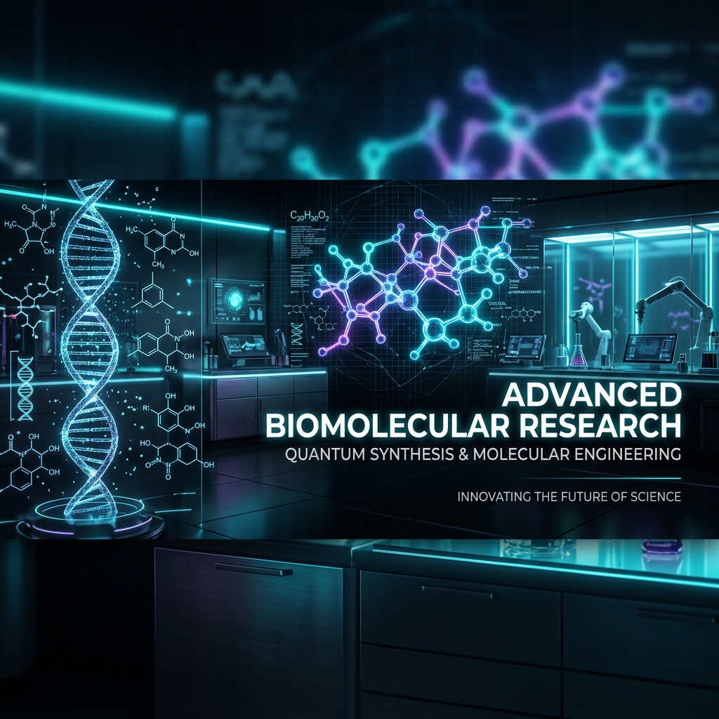 Nexura Labs product display with laboratory materials and scientific equipment